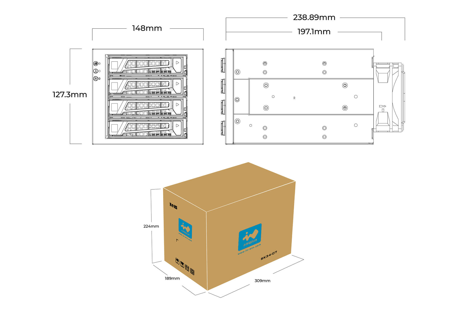 IW-SK34-09 - server system assembly